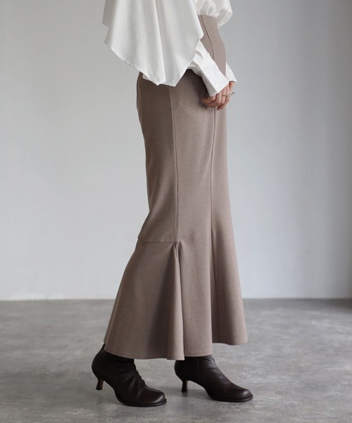 Bonjour Sagan(ボンジュールサガン)の「ストレッチマーメイドスカート(スカート・レディース・ブラック/グリーン/モカ・FREE)」の11枚目の写真