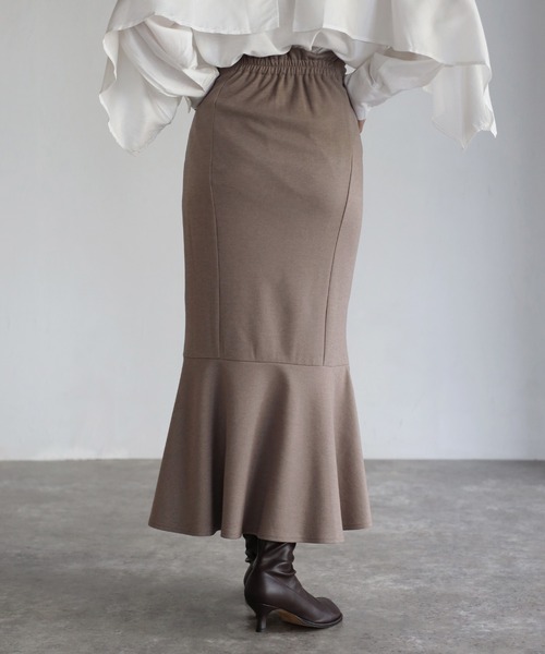 Bonjour Sagan(ボンジュールサガン)の「ストレッチマーメイドスカート(スカート・レディース・ブラック/グリーン/モカ・FREE)」の18枚目の写真