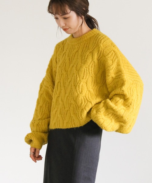 select MOCA(セレクトモカ)の「ヘリンボーンバックスリットタイトスカート(スカート・レディース・アイボリー/カーキ/グレー・SMALL/MEDIUM)」の21枚目の写真