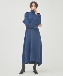 【WRAPINKNOT(ラッピンノット)】《STUDIOUS別注》ボレロ3WAYニットドレス
