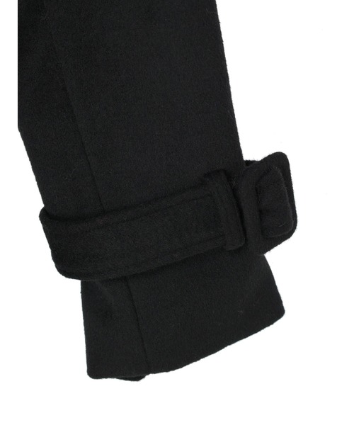 DURAS（デュラス）の「ファー付きウールレディコート（チェスターコート・レディース・ブラック/ブラウン/ベージュ・FREE）」の8枚目の写真