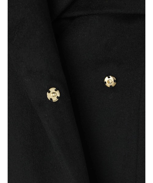 DURAS（デュラス）の「ファー付きウールレディコート（チェスターコート・レディース・ブラック/ブラウン/ベージュ・FREE）」の11枚目の写真