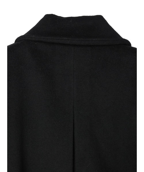 DURAS（デュラス）の「ファー付きウールレディコート（チェスターコート・レディース・ブラック/ブラウン/ベージュ・FREE）」の13枚目の写真