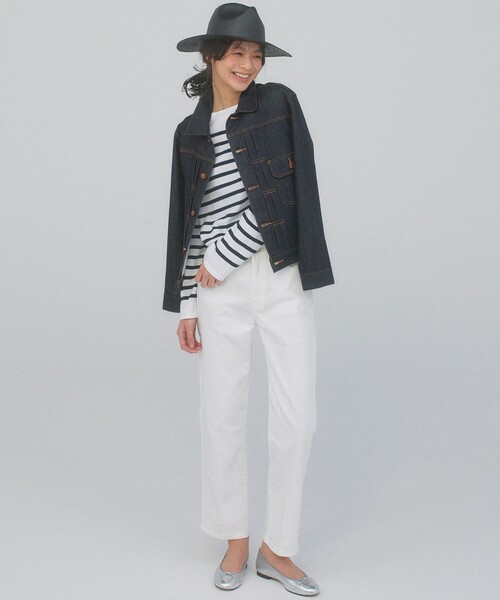 23区(ニジュウサンク)の「【CLASSY.1月号掲載】23区DENIM ストレッチ ジャケット(デニムジャケット・レディース・ネイビー系/スカイブルー系・30/34/32)」の10枚目の写真