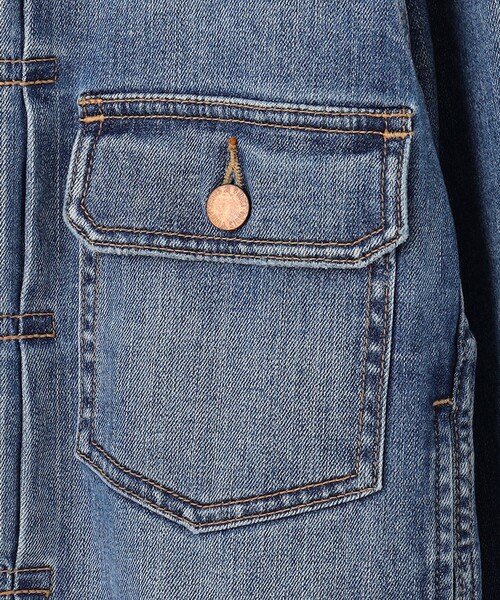 23区(ニジュウサンク)の「【CLASSY.1月号掲載】23区DENIM ストレッチ ジャケット(デニムジャケット・レディース・ネイビー系/スカイブルー系・30/34/32)」の21枚目の写真