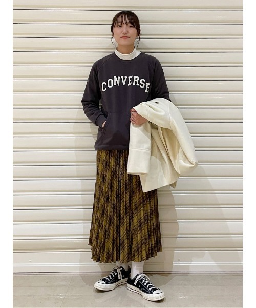 CONVERSE（コンバース）の「【CONVERSE】裏ボアスウェット（スウェット・レディース・ブラック/ネイビー/オフホワイト・L/M）」の22枚目の写真