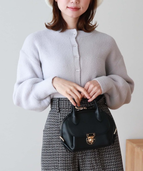 archives（アルシーヴ）の「マシュマロフェザー２ｗａｙカーディガン（カーディガン/ボレロ・レディース・ピンク/グリーン/オフホワイト/グレー/ブルーグレー・MEDIUM）」の3枚目の写真