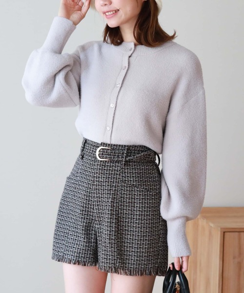 archives（アルシーヴ）の「マシュマロフェザー2wayカーディガン