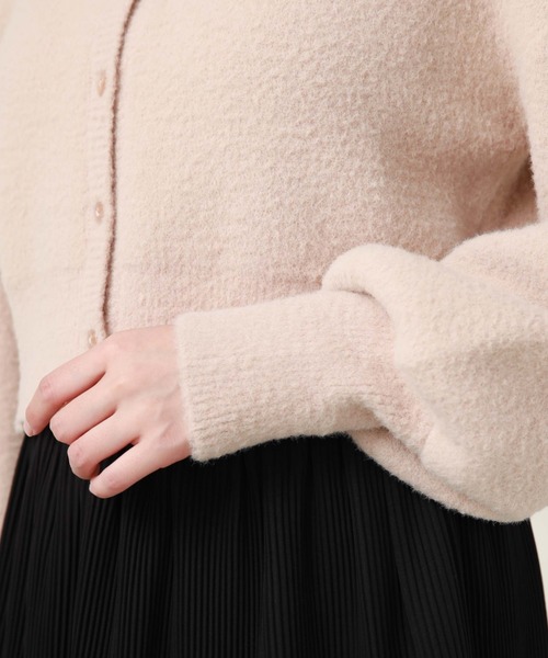 archives（アルシーヴ）の「マシュマロフェザー２ｗａｙカーディガン（カーディガン/ボレロ・レディース・ピンク/グリーン/オフホワイト/グレー/ブルーグレー・MEDIUM）」の12枚目の写真