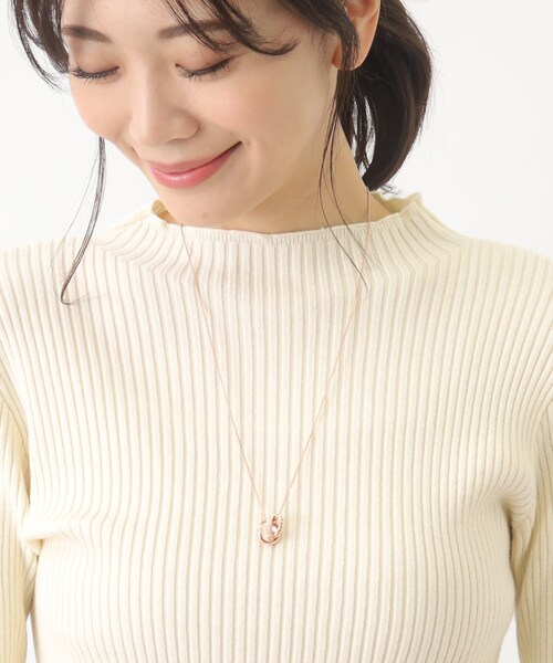 grove(グローブ)の「◆かさねミックスリングネック(ネックレス・レディース・ピンクゴールド/ゴールド・00)」の6枚目の写真