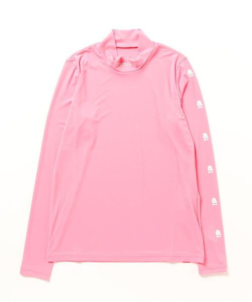 archivio(アルチビオ)の「<LADIES>アルチビオゴルフウェア ハイネックプルオーバー UVカットインナー 2023年春夏(Tシャツ/カットソー・レディース・ブラック/ピンク/ホワイト×グレー/ホワイト×ブラック/ホワイト×レッド・L/M/S)」の7枚目の写真