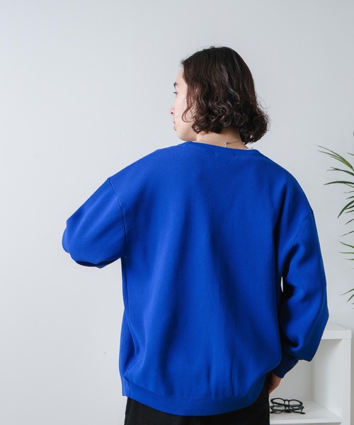 WEGO（ウィゴー）の「WEGO/スポンジカーディガン（カーディガン/ボレロ・メンズ・グリーン/マスタード/オレンジ/ブラック/ブルー・MEDIUM/LARGE）」の7枚目の写真