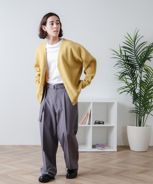 WEGO（ウィゴー）の「WEGO/スポンジカーディガン（カーディガン/ボレロ・メンズ・グリーン/マスタード/オレンジ/ブラック/ブルー・MEDIUM/LARGE）」の18枚目の写真