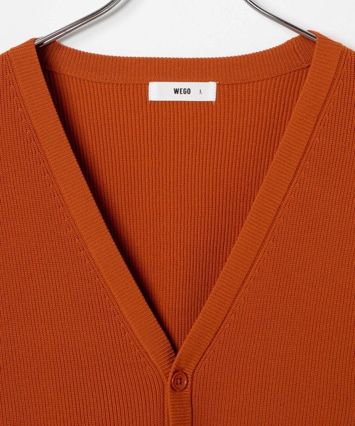 WEGO（ウィゴー）の「WEGO/スポンジカーディガン（カーディガン/ボレロ・メンズ・グリーン/マスタード/オレンジ/ブラック/ブルー・MEDIUM/LARGE）」の22枚目の写真