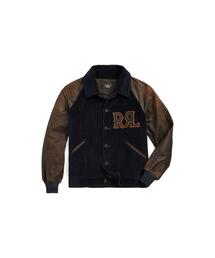 新品*RRL*フェイク ファートリム キルテッド パーカー*S*ダブルアールエル 新品*RRL*フェイク ファートリム キルテッド パーカー*S*ダブル