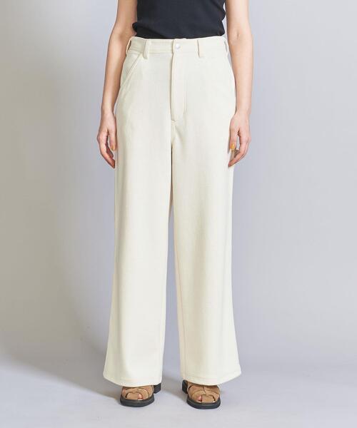 BEAUTY&YOUTH UNITED ARROWS（ビューティーアンドユースユナイテッドアローズ）の「ブークレ ダブル ペインターパンツ -ウォッシャブル-（その他パンツ・レディース・オフホワイト/ブラック・S/M）」の3枚目の写真