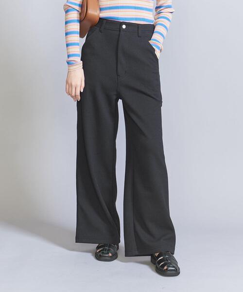 BEAUTY&YOUTH UNITED ARROWS（ビューティーアンドユースユナイテッドアローズ）の「ブークレ ダブル ペインターパンツ -ウォッシャブル-（その他パンツ・レディース・オフホワイト/ブラック・S/M）」の9枚目の写真