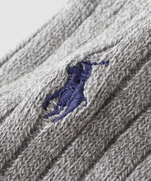 POLO RALPH LAUREN（ポロ ラルフ ローレン）の「POLO RALPH LAUREN レディース ワンポイント ローゲージ ショートソックス 03207210（ソックス/靴下・レディース・サンドベージュ/ブラック/ネイビー/グレー系その他/ホワイト/アイボリー/ブルー系その他・22-24cm）」の8枚目の写真