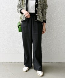 SHIPS any | SHIPS any:〈洗濯機可能〉オーガニック リネン サイド ブレード イージー パンツ(その他パンツ)