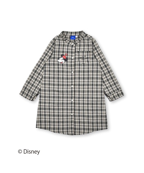 SLAP SLIP(スラップスリップ)の「SLAPSLIP/【Disney】ミッキーマウス/ミニーマウス/デニムチェック柄ワンピース/ディズニー(80~130cm)(ワンピース・キッズ・ブルー/ホワイト系その他・120/80/130/90/110/100)」の18枚目の写真
