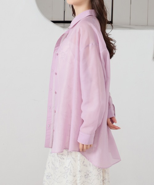 Honeys（ハニーズ）の「シアーシャツ（シャツ/ブラウス）」 - WEAR