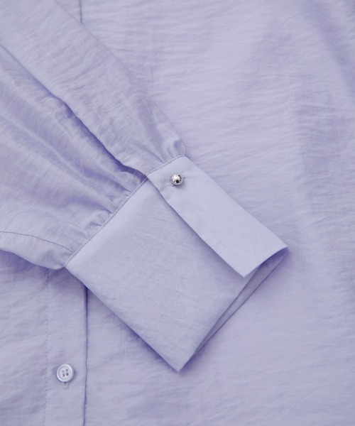 VIS(ビス)の「オーバーサイズシンプルシアーシャツ(シャツ/ブラウス・レディース・ホワイト/ブラック/サックスブルー/ベージュ系その他3・FREE)」の22枚目の写真