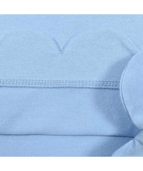BeBe(ベベ)の「USAコットンハートロゴTシャツ(80~150cm)(Tシャツ/カットソー・キッズ・ブルー/ピンク・80/150/90/120/110/130/140/100)」の15枚目の写真