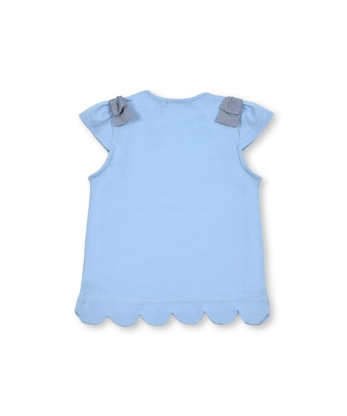 BeBe(ベベ)の「USAコットンハートロゴTシャツ(80~150cm)(Tシャツ/カットソー・キッズ・ブルー/ピンク・80/150/90/120/110/130/140/100)」の20枚目の写真
