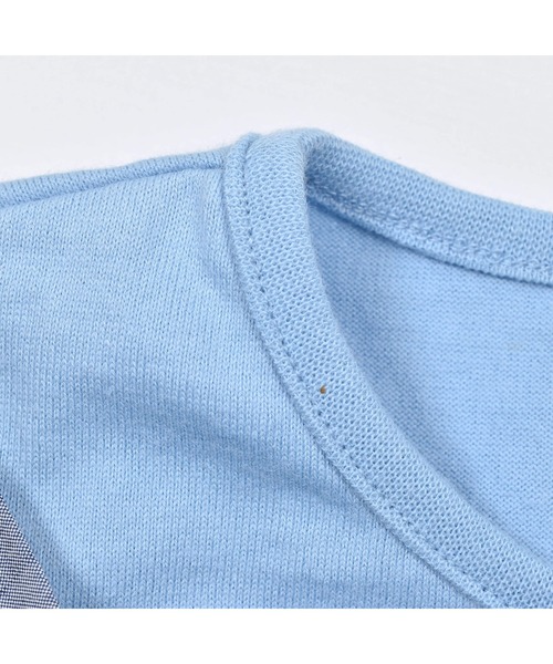 BeBe(ベベ)の「USAコットンハートロゴTシャツ(80~150cm)(Tシャツ/カットソー・キッズ・ブルー/ピンク・80/150/90/120/110/130/140/100)」の17枚目の写真