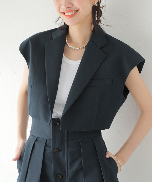 新品　MIOSMOKEY ベスト　ジレ MIOSMOKEY ベスト 【MIOSMOKEY/ミオズモーキー】オーバーサイズ