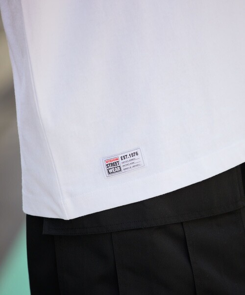 VISION STREET WEAR（ヴィジョンストリートウェア）の「【VISION STREET WEAR/ヴィジョンストリートウェアー】別注バンダナ刺繍リンガーTシャツ【限定展開】（Tシャツ/カットソー・メンズ・グリーン/ブラック・LARGE/X-LARGE/MEDIUM）」の11枚目の写真
