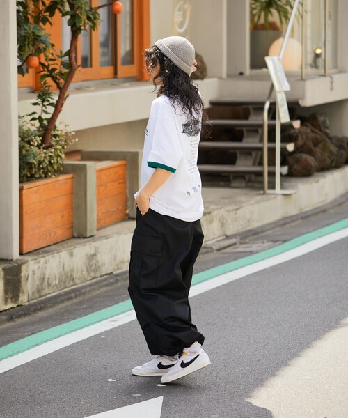 VISION STREET WEAR（ヴィジョンストリートウェア）の「【VISION STREET WEAR/ヴィジョンストリートウェアー】別注バンダナ刺繍リンガーTシャツ【限定展開】（Tシャツ/カットソー・メンズ・グリーン/ブラック・LARGE/X-LARGE/MEDIUM）」の15枚目の写真