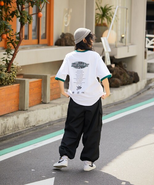VISION STREET WEAR（ヴィジョンストリートウェア）の「【VISION STREET WEAR/ヴィジョンストリートウェアー】別注バンダナ刺繍リンガーTシャツ【限定展開】（Tシャツ/カットソー・メンズ・グリーン/ブラック・LARGE/X-LARGE/MEDIUM）」の16枚目の写真