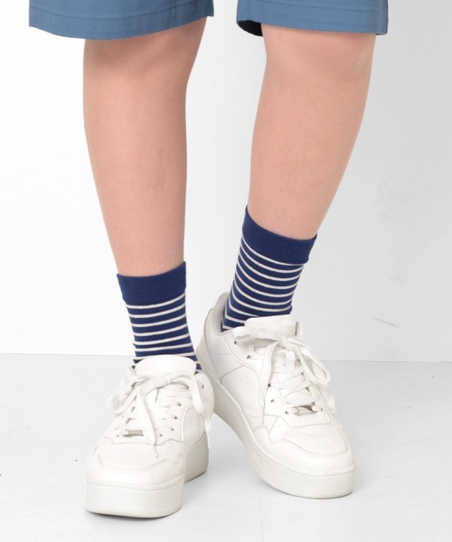 GLAZOS(グラソス)の「アソートソックスC(ソックス/靴下・キッズ・マルチ/キナリ/オフホワイト/ネイビー/ホワイト/アイボリー・フリー)」の6枚目の写真