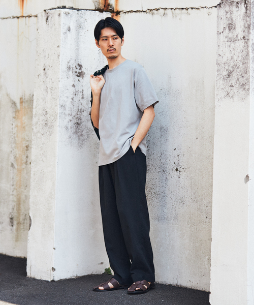 EDIFICE(エディフィス)の「”撥水&汗染み防止機能” プロテック ポンチ Tシャツ(Tシャツ/カットソー・メンズ・チャコールグレー/グリーン/ブラック/ホワイト・SMALL/LARGE/MEDIUM/X-LARGE)」の16枚目の写真