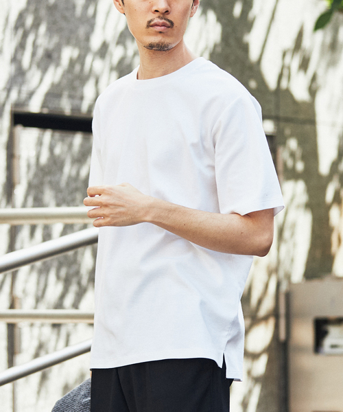 EDIFICE(エディフィス)の「”撥水&汗染み防止機能” プロテック ポンチ Tシャツ(Tシャツ/カットソー・メンズ・チャコールグレー/グリーン/ブラック/ホワイト・SMALL/LARGE/MEDIUM/X-LARGE)」の17枚目の写真