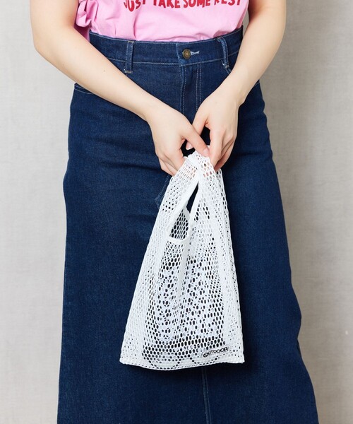 FREAK'S STORE(フリークスストア)の「【限定展開】OUTDOOR PRODUCTS×FREAK'S STORE/アウトドアプロダクツ 別注メッシュロープショルダーバッグ(ショルダーバッグ・レディース・オレンジ/チャコール/ブラック/オフホワイト/ブルー・ONE SIZE)」の2枚目の写真