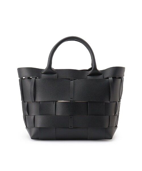 OPAQUE.CLIP（オペークドットクリップ）の「◆メッシュトート（トートバッグ・レディース・オフホワイト/ブラック・00）」の15枚目の写真