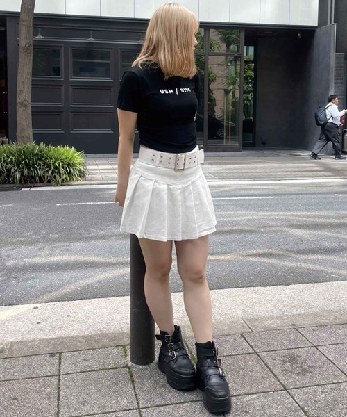 SPIGA（スピーガ）の「ｻｲﾄﾞｼｬｰﾘﾝｸﾞﾛｺﾞTｼｬﾂ（Tシャツ/カットソー・レディース・ホワイト/グレー/ブラック・FREE）」の18枚目の写真