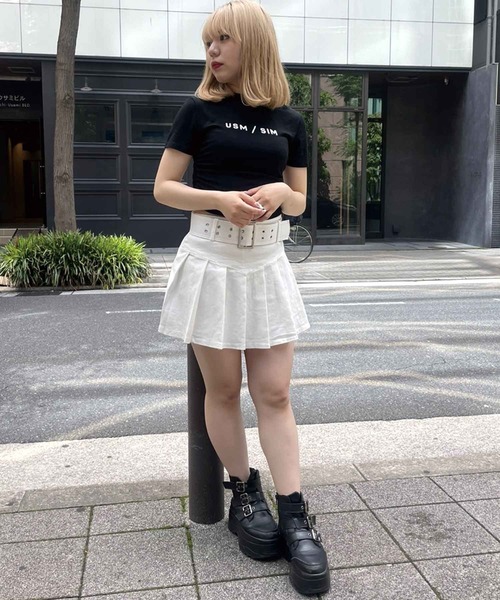 SPIGA（スピーガ）の「ｻｲﾄﾞｼｬｰﾘﾝｸﾞﾛｺﾞTｼｬﾂ（Tシャツ/カットソー・レディース・ホワイト/グレー/ブラック・FREE）」の17枚目の写真