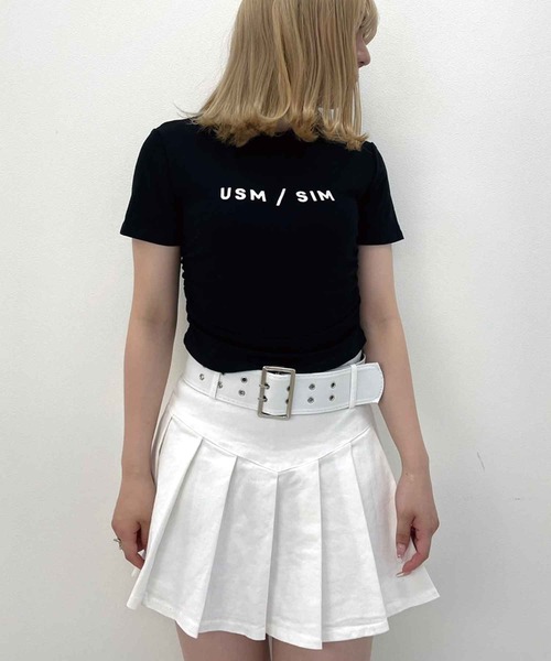 SPIGA（スピーガ）の「ｻｲﾄﾞｼｬｰﾘﾝｸﾞﾛｺﾞTｼｬﾂ（Tシャツ/カットソー・レディース・ホワイト/グレー/ブラック・FREE）」の13枚目の写真