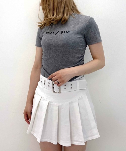 SPIGA（スピーガ）の「ｻｲﾄﾞｼｬｰﾘﾝｸﾞﾛｺﾞTｼｬﾂ（Tシャツ/カットソー・レディース・ホワイト/グレー/ブラック・FREE）」の8枚目の写真