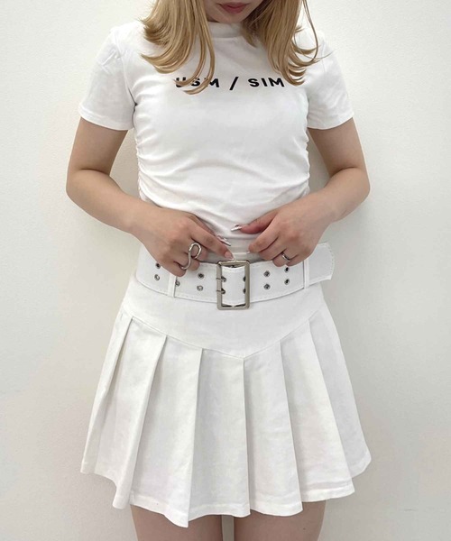 SPIGA（スピーガ）の「ｻｲﾄﾞｼｬｰﾘﾝｸﾞﾛｺﾞTｼｬﾂ（Tシャツ/カットソー・レディース・ホワイト/グレー/ブラック・FREE）」の11枚目の写真