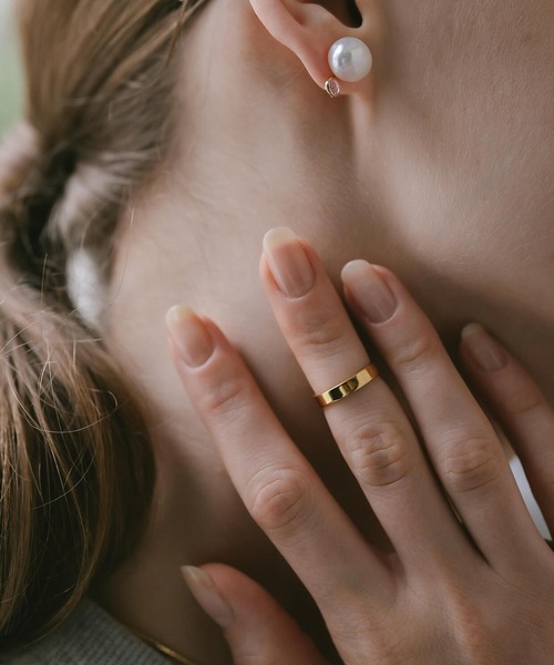 Ops.（オプス）の「ファランジリング アクセサリー リング レディース シルバー925 シンプル 3mm 指輪 華奢 重ね付け【Solone ソロネ】（リング・レディース・シルバー/イエローゴールド・11号/5号/3号/7号/9号/13号）」の10枚目の写真