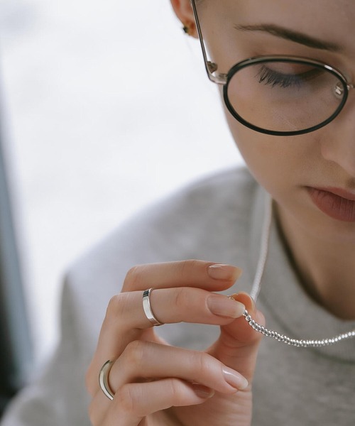 Ops.（オプス）の「ファランジリング アクセサリー リング レディース シルバー925 シンプル 3mm 指輪 華奢 重ね付け【Solone ソロネ】（リング・レディース・シルバー/イエローゴールド・11号/5号/3号/7号/9号/13号）」の16枚目の写真