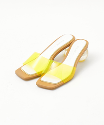PICHE ABAHOUSE | クリアヒールミュールサンダル(サンダル)
