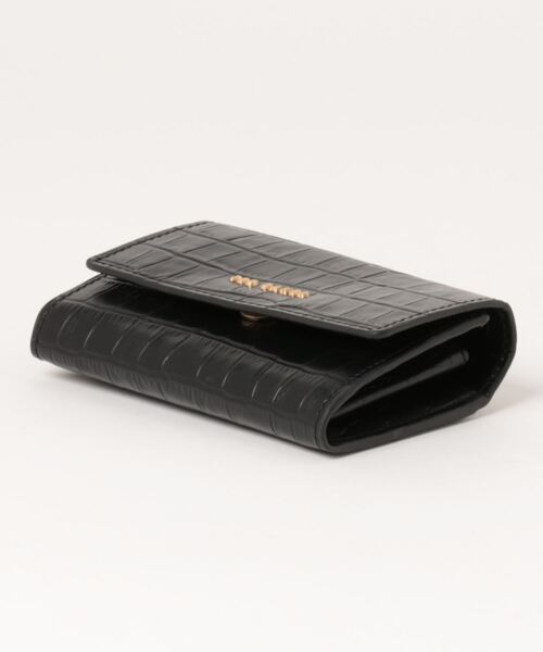 Ted Baker（テッドベーカー）の「STEN クロコディテール レザーウォレット(コンパクト財布)（財布・レディース・ブラック/アイボリー・O/S）」の3枚目の写真