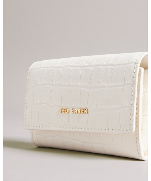 Ted Baker（テッドベーカー）の「STEN クロコディテール レザーウォレット(コンパクト財布)（財布・レディース・ブラック/アイボリー・O/S）」の6枚目の写真