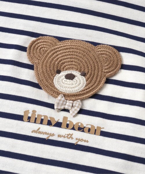 apres les cours（アプレレクール）の「tiny bear 4柄マリンTシャツ（Tシャツ/カットソー・キッズ・オフホワイト/その他2/イエロー/ベージュ・110/80/90/100/120）」の16枚目の写真