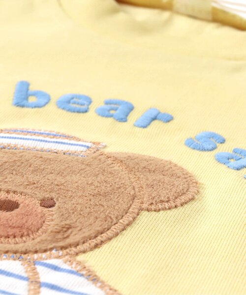 apres les cours（アプレレクール）の「tiny bear 4柄マリンTシャツ（Tシャツ/カットソー・キッズ・オフホワイト/その他2/イエロー/ベージュ・110/80/90/100/120）」の19枚目の写真